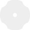 Ekena Millwork Percival Architectural Grade PVC Ceiling Medallion, 22"OD x 3"ID x 7 1/2"C x 1"P, One-Piece CMP22PL-03000 - alternate 2